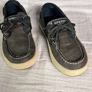 Sperry Cruise Boat Shoes Size 13M Boys Gray - Excellent Condition!